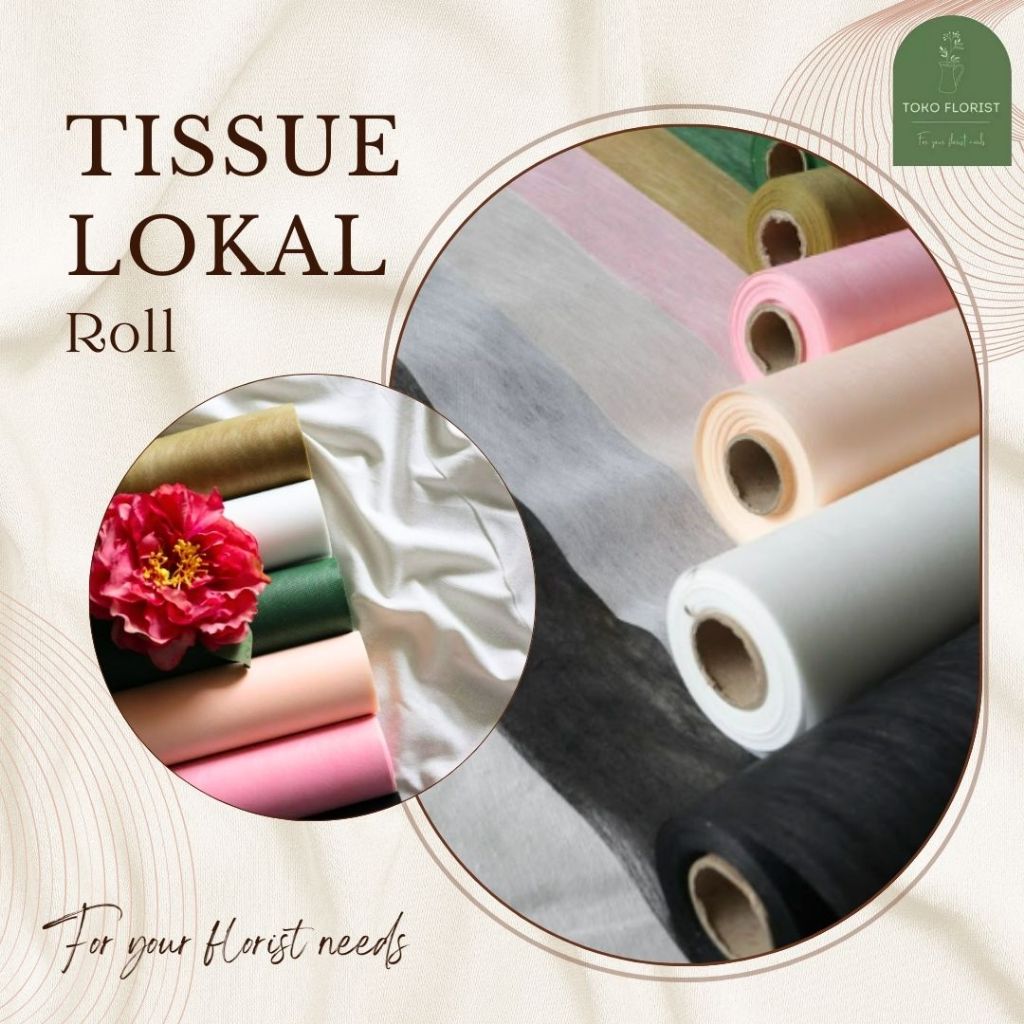 

ROLL Kertas Buket Wrapping Bunga TISSUE ROLL PAPER
