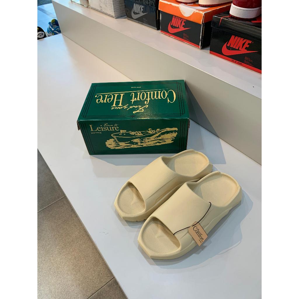 Porto X Sandals Sendal Alas Kaki - Ludwig Beige Slides