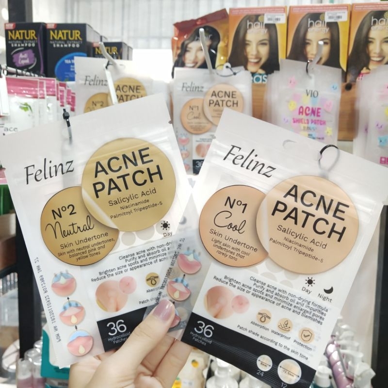 ACNE PATCH SALICYLIC ACID / ACNE PATCH FELINZ 36pcs