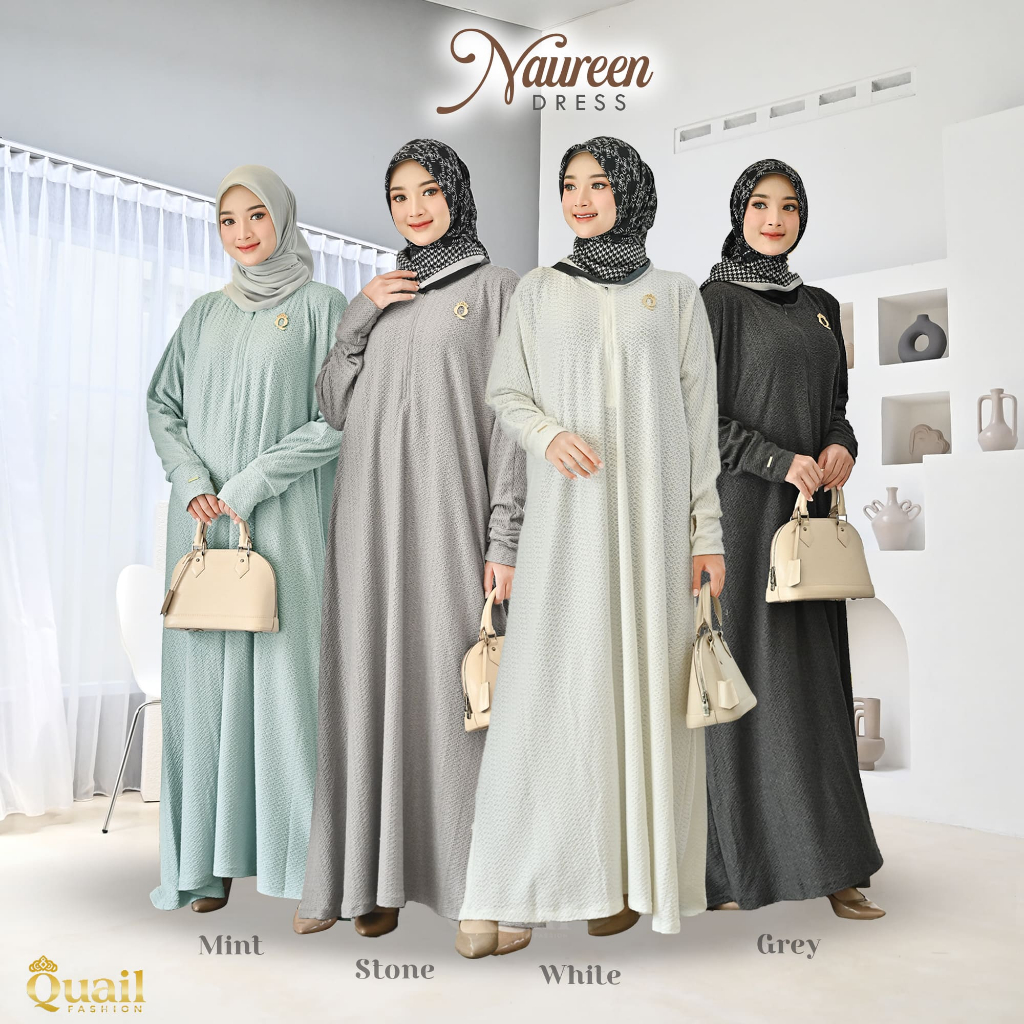 Quail Hijab - NAUREEN EXCLUSIVE DRESS ORI QUAIL