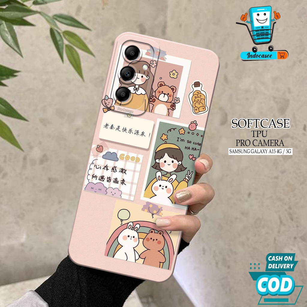 Softcase Hp Samsung Galaxy A15 4G / 5G Terbaru - Case Samsung Galaxy A15 4G / 5G - Kesing Samsung Ga