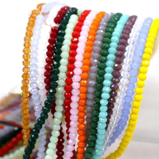 FSASH SALE Part 1 Manik Kristal Ceko 4mm  Manik Bakpau  Manik Kristal Bakpau Ceko  Manik Gepeng  Man