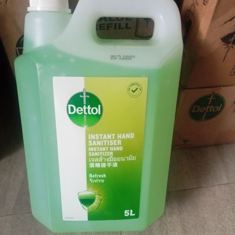 Dettol hand sanitizer gel 5 liter