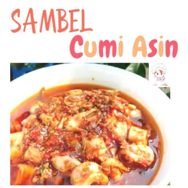 

sambel cumi asin sambal pedas halal murah