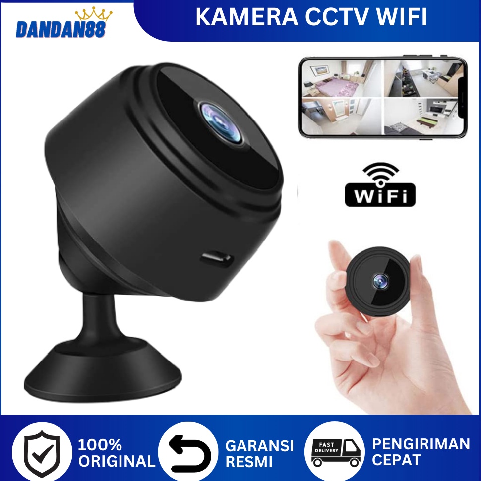 Best Seller Kamera Mini Cctv Wifi Camera Mini Tersembunyi Pengintai Keamanan Tanpa Kabel Bisa Sambun