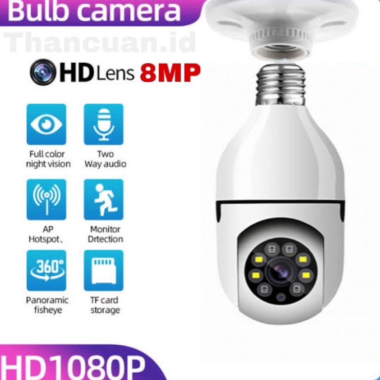 Paling Dicari CCTV V38 Pro 8MP Kamera CCTV Wifi CCTV 36 PTZ  Memory Card