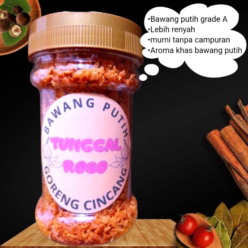 

Bawang putih goreng CINCANG