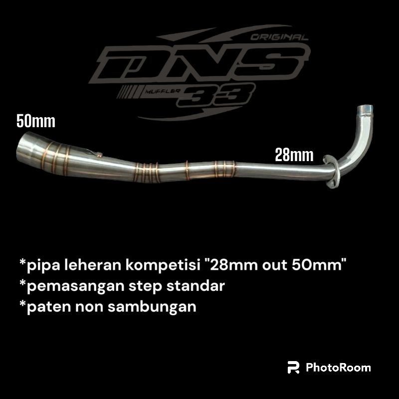 Leheran knalpot kompetisi harian pemasangan step standar 110 - 125cc jupiter supra karisma astrea