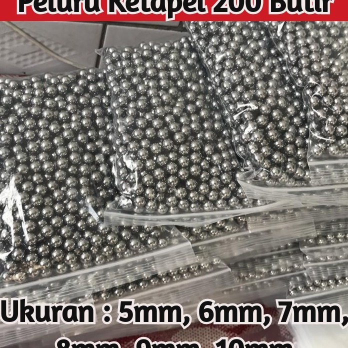 PALING AMPUH Gotri Peluru Ketapel isi 2 butir