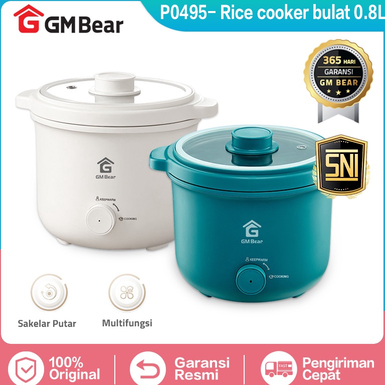 Booming GM Bear Smart Rice Cooker Mini 8L  Penanak Nasi Mini Mejicom Mini 8 Liter