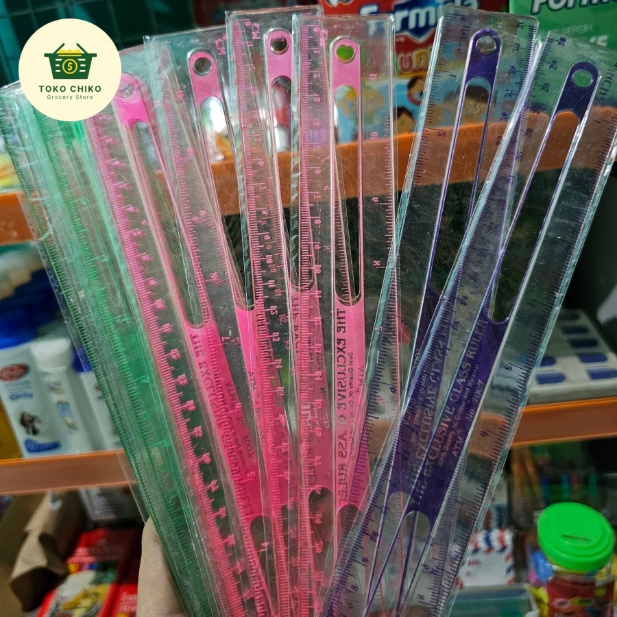 

Rol penggaris 30cm [Isi 1 Lusin]