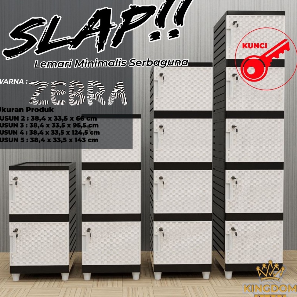 SALE LEMARI PAKAIAN PLASTIK ROTAN MINIMALIS LEMARI NAKAS SERBAGUNA