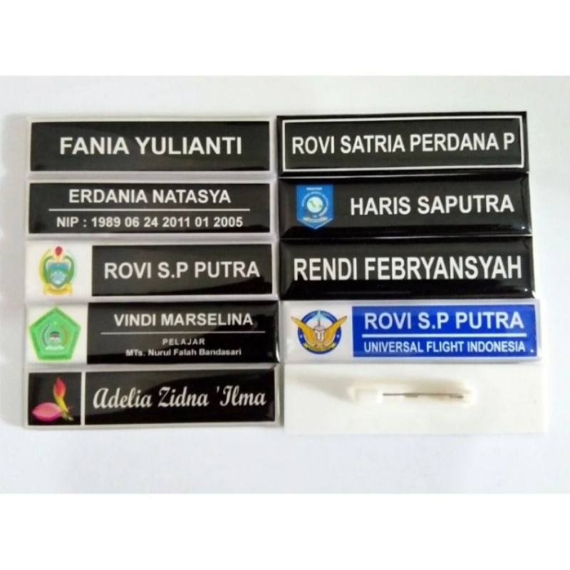

PAPAN NAMA AKRILIK PENITIK / NAME TAG AKRILIK PENITIK