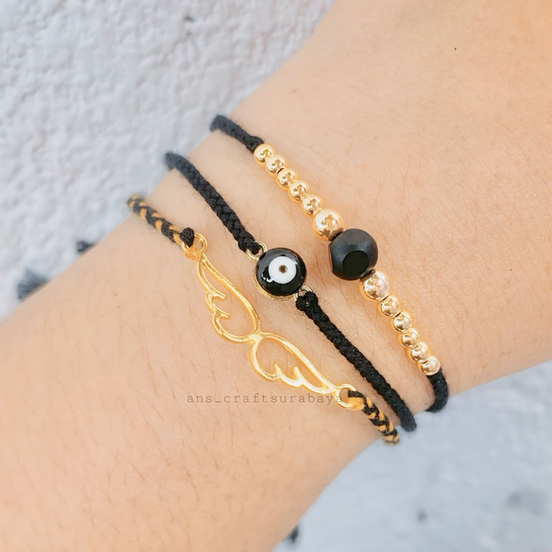 Gelang tangan Black Gold