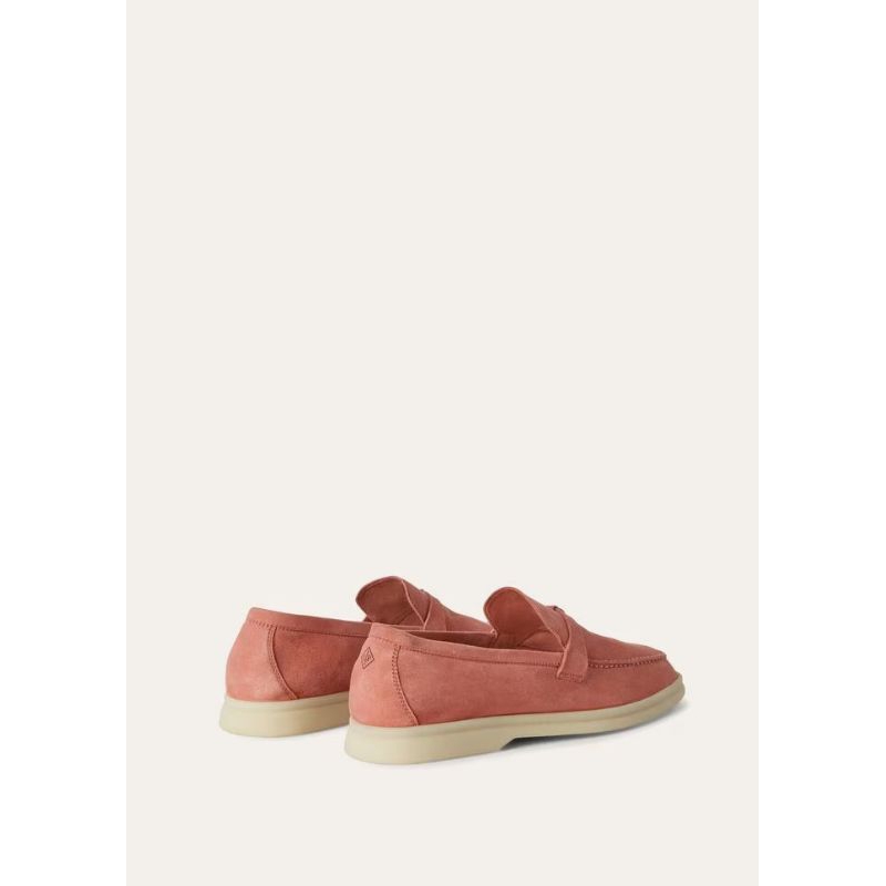 Sepatu Wanita Loro Piana – Summer Charms Walk Loafers Quality Cherry