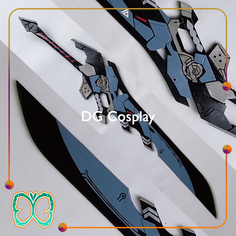 Honkai Star Rail - Arlan Sword Cosplay - Mainan replika kayu