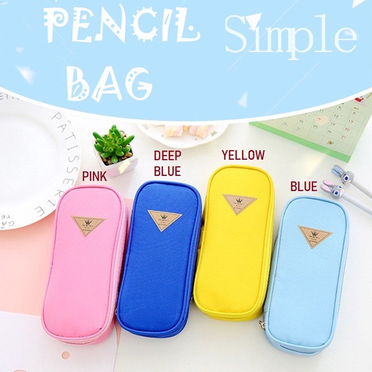 

Ready PENCIL BAG CANDY COLOR design Kotak Pensil dgn warna contrast 4