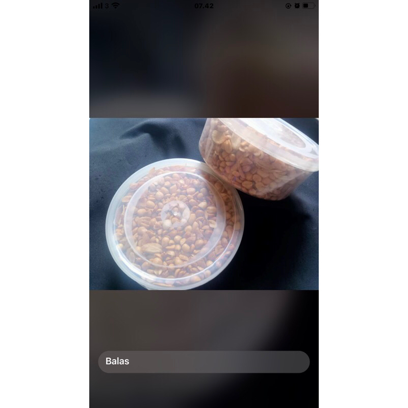 

kacang kupas asin empuk