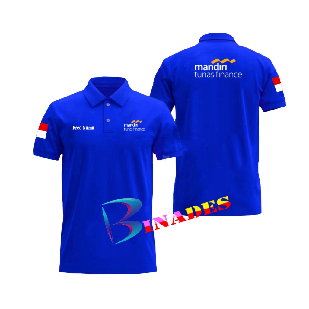 JUAL Baju Kerah Model kaos Kerah MANDIRI TUNAS FINANCE BINADES