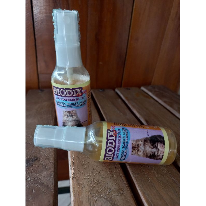 biodix /obat semprot kudis / skabies/ penyakit kulit kucing/anjing