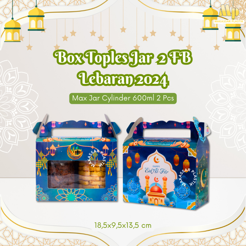 

Box Hampers Toples Jar FB Lebaran 2024 @10 Pcs