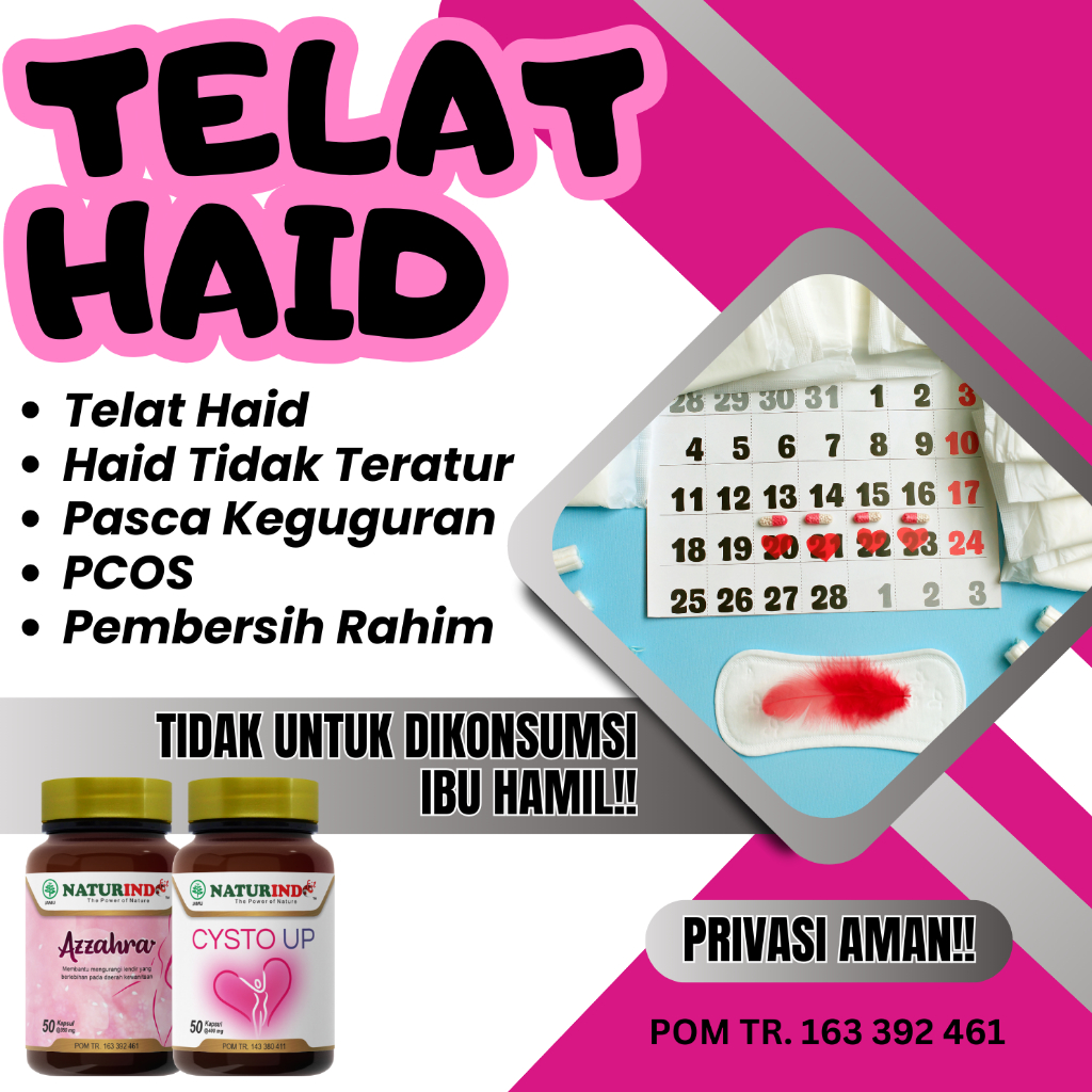 Obat Pelancar Haid Telat Dateng Bulan 1-3 Bulan Pelancaran Menstruasi Haid Terlambat Jamu Nyeri Kewa