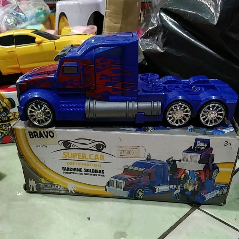 Sendy toys super car deformation Optimus prime