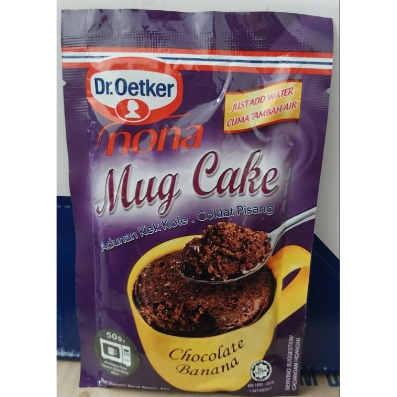 

[Halal] Instant MUG CAKE Chocolate / Cake instan Dr.Oetker 50gr