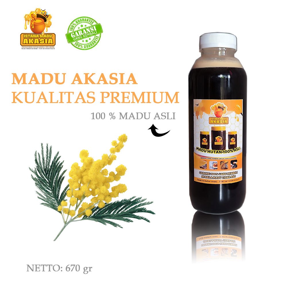 

Madu Hutan Akasia Asli Sumatera 100% Murni