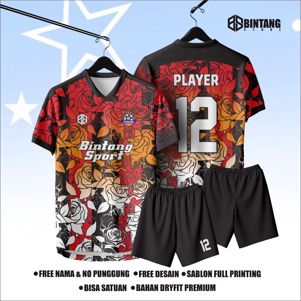 Jersey futsal printing jersey bola printing