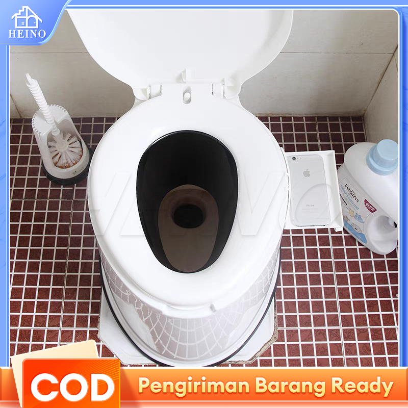 HIENO Closet Jongkok Closet Duduk Toilet Portable Kursi Toilet Duduk ToiletTraining Anak Toilet Dudu