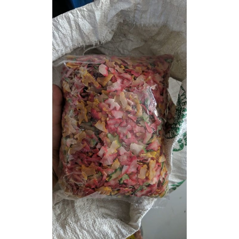 

pecahan krupuk 1kg
