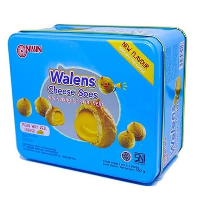 WALEN CHEESE NISSIN WALENS KALENG SOES KERING 350gr