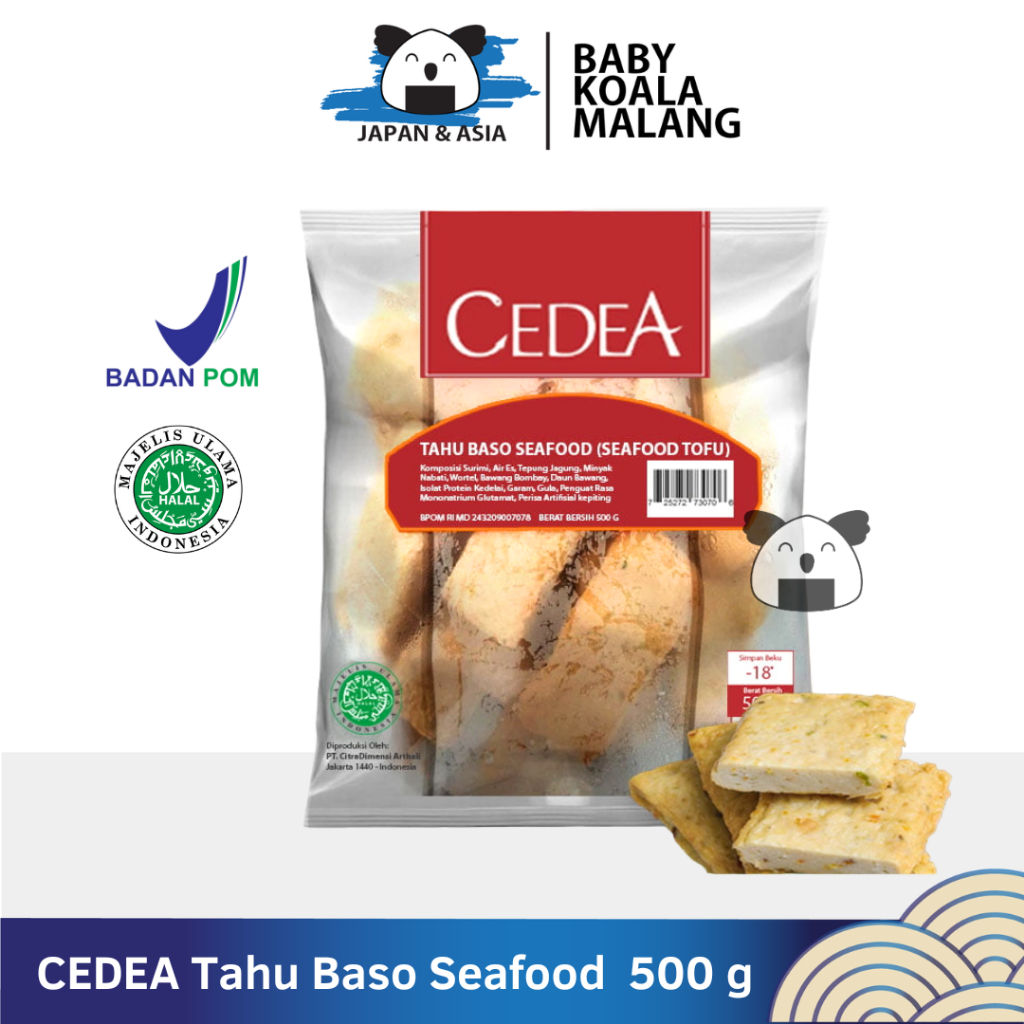 

CEDEA Tahu Baso Seafood 500 g Halal - MLG