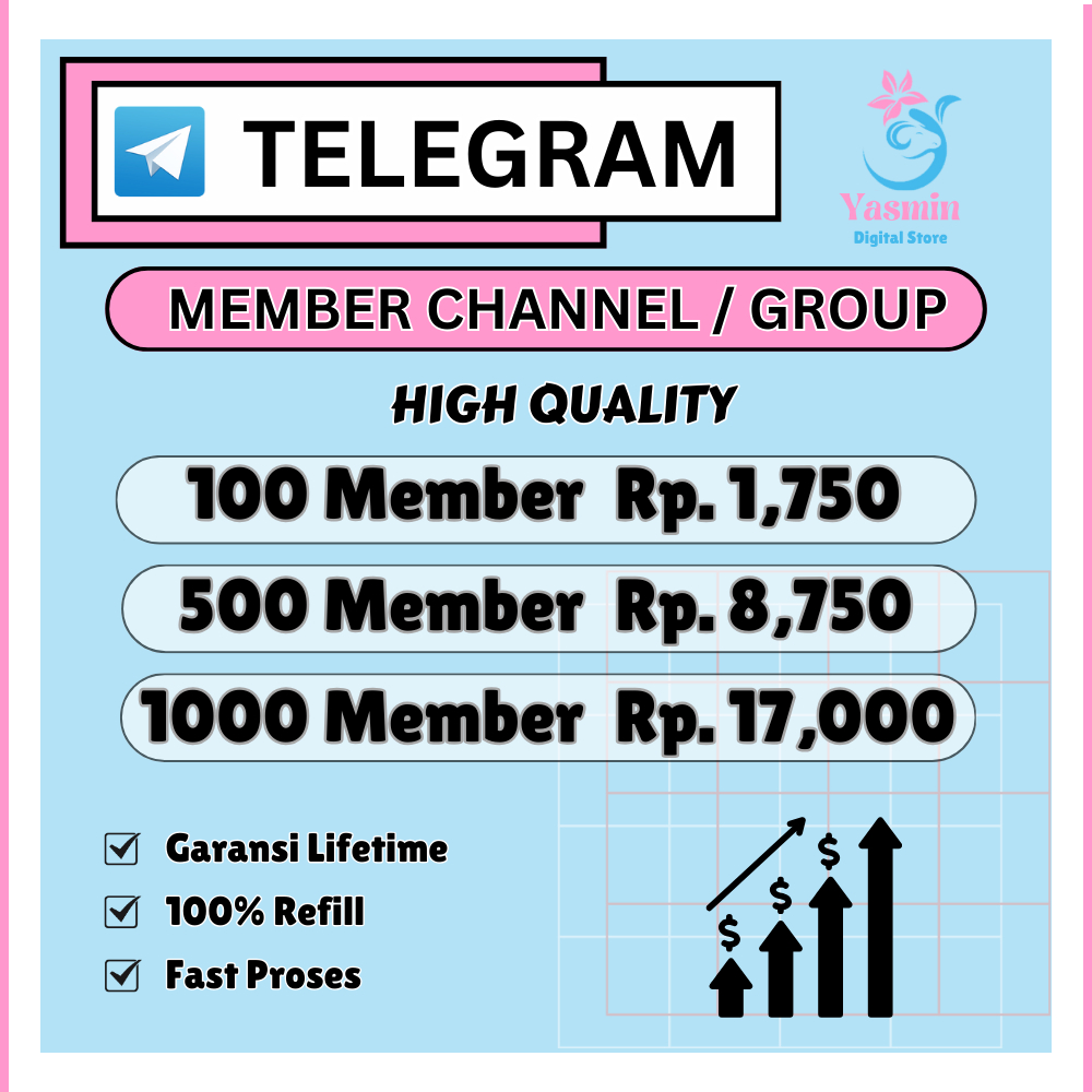 TERMURAH Tambah Member Group/Channel Telegram | Anggota Channel Telegram | Member Grup Tele