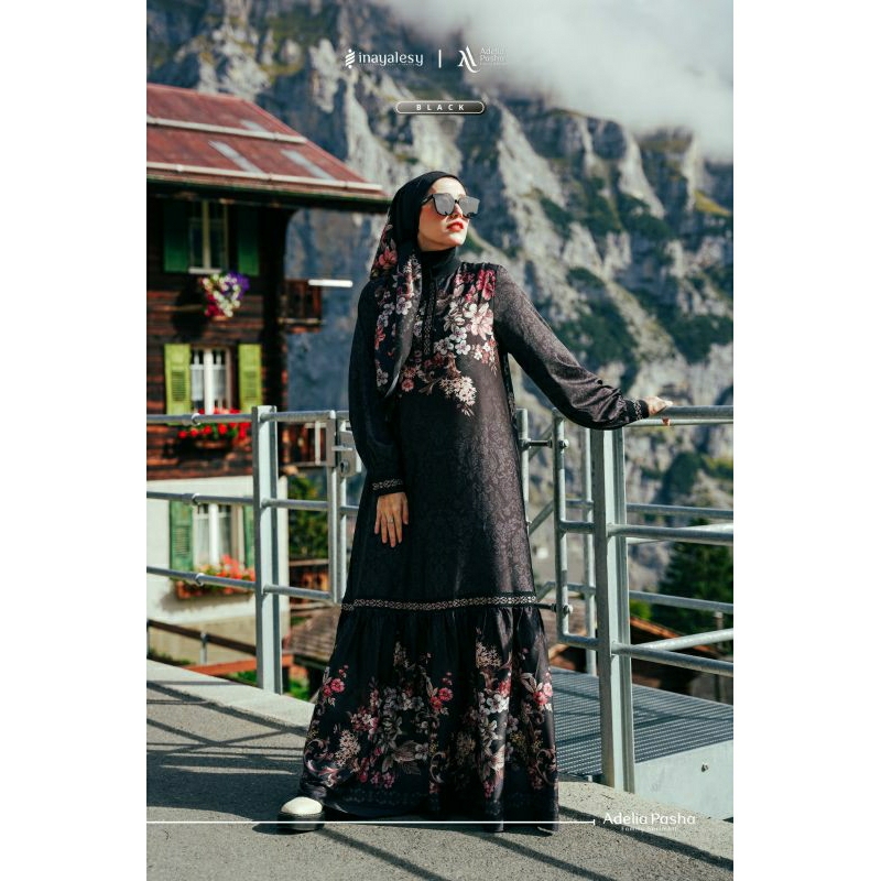 BASIC DRESS SET SCRAF ADELIA PASHA SERIES INAYALESY ( Premium )