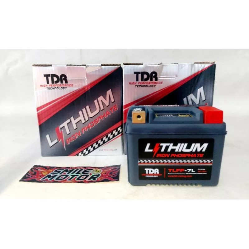 AKI BATERAI SUPER RACING MOTOR TDR LITHIUM IRON PHOSPATE TLFP-7L NMAX/AEROX/VARIO/KLX/CRF/XMAX/VIXIO