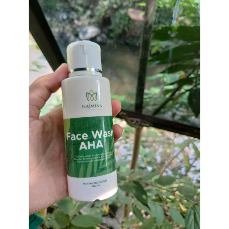 Free Face Wash Aha Skincare BPOM Klinik Najmina