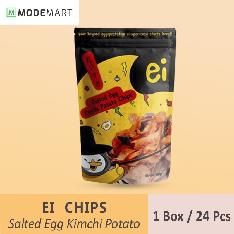 

Ei Salted Egg Kimchi Potato Chips ( 60gr ) / 1 box isi 24 pcs