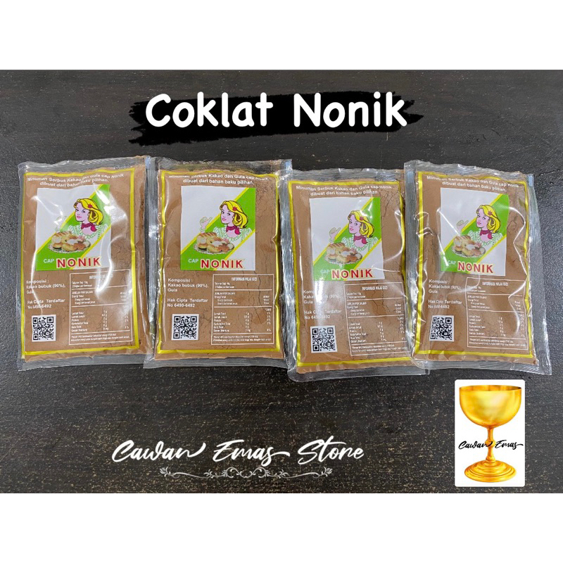 

coklat nonik sachet / coklat bubuk nonik / coklat bubuk sachet cap nonik