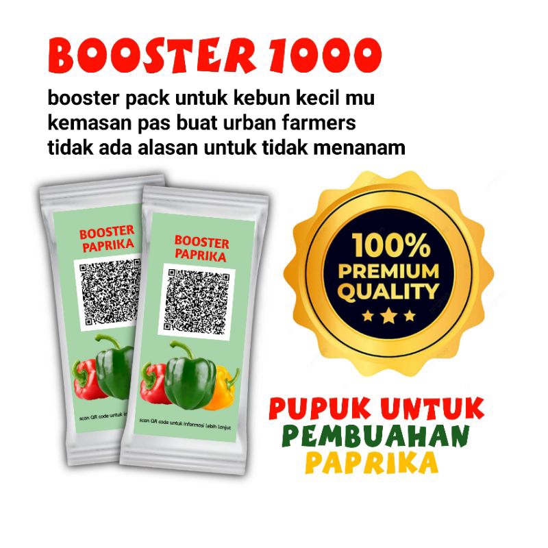 Booster Paprika untuk pembuahan tanaman paprika