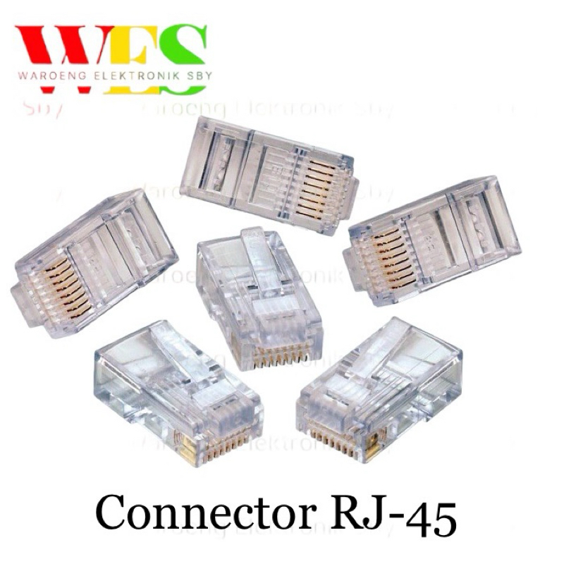 PIN RJ-45 CONNECTOR KONEKTOR LAN RJ-45