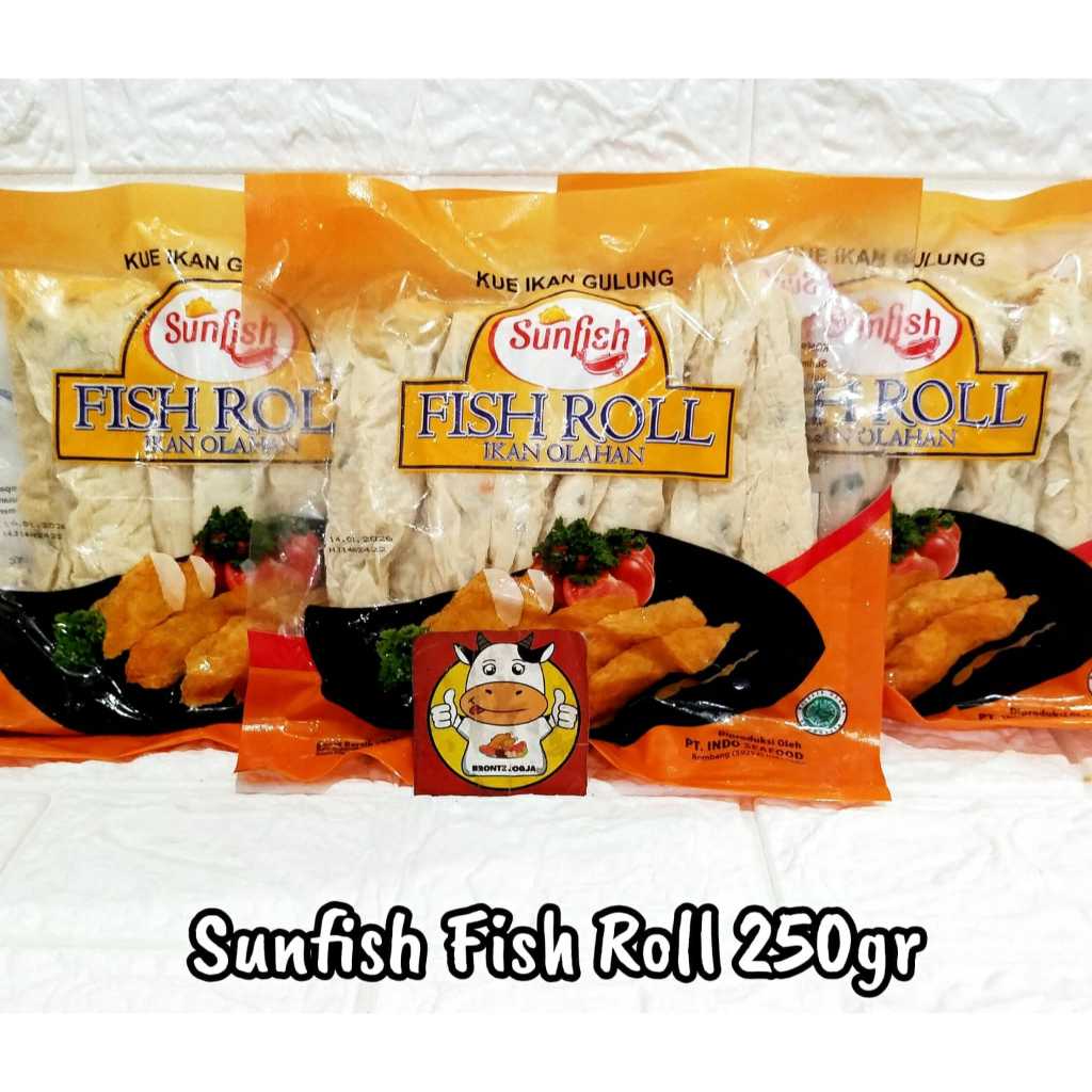 

SUNFISH FISH ROLL 250GR-FROZEN FOOD-BRONTZ JOGJA