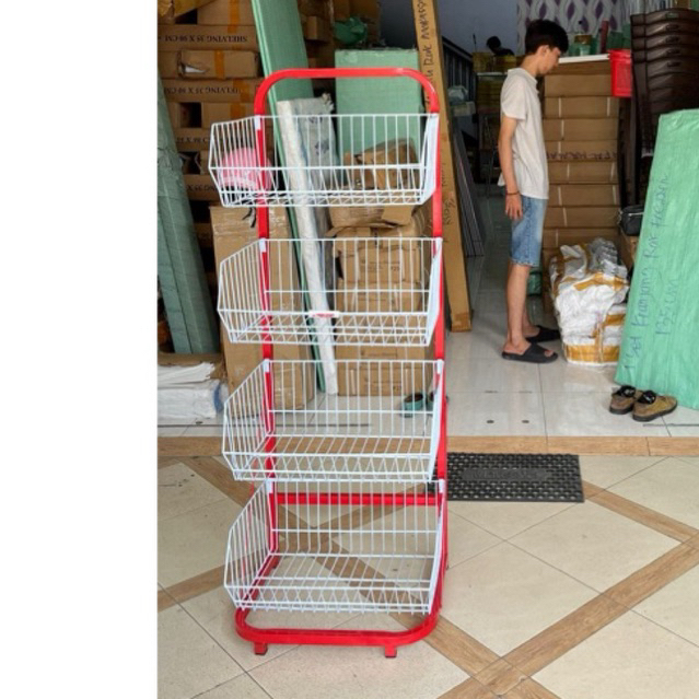 Rak Snack 4 Susun, Rak Chiki 4 susun, Rak Serbaguna, rck 04