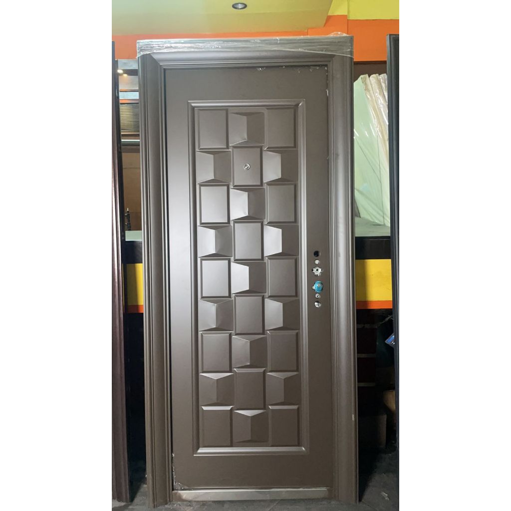 Pintu Utama Coklat / Pintu Kamar Utama / Pintu Ruang Utama / Pintu Kamar Astetic Coklat ZY1207