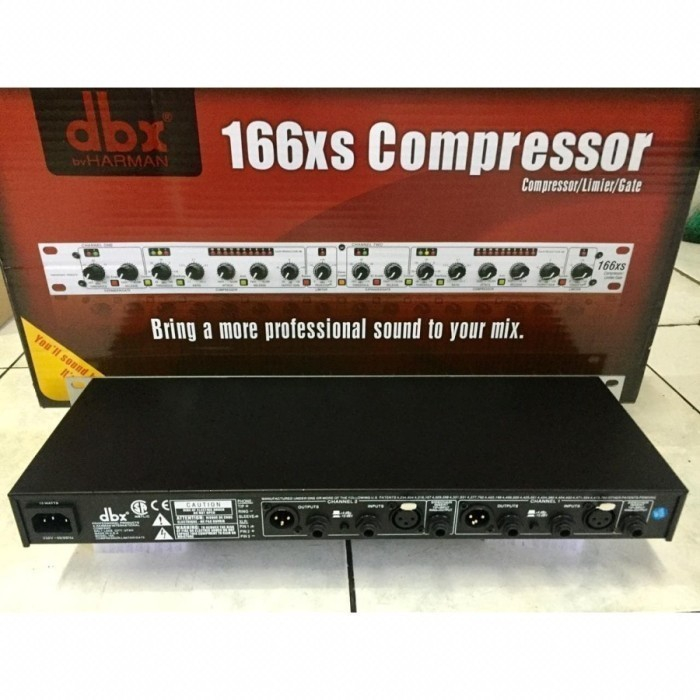 COMPRESSOR DBX 166 XS / DBX-166 XS / DBX 166XS LIMITER COMPRESSOR ALGORITMA GATE TIMING