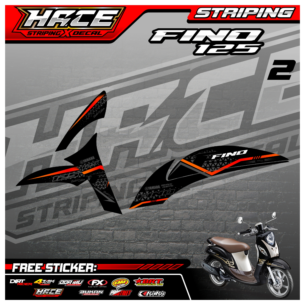20 STRIPING FINO 125 - STRIPING FINO 125 PREMIUM GRAFIK