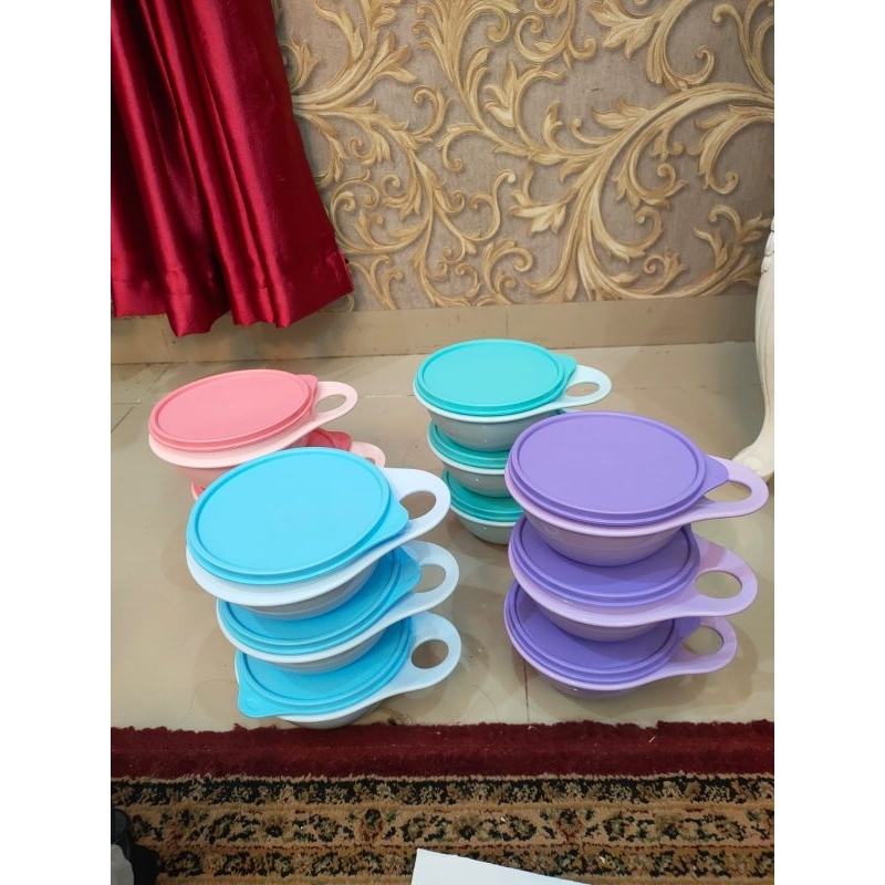 Tupperware Original Promo Bowl Kuping Lucu | Mangkok kuping telinga 3 pcs lucu
