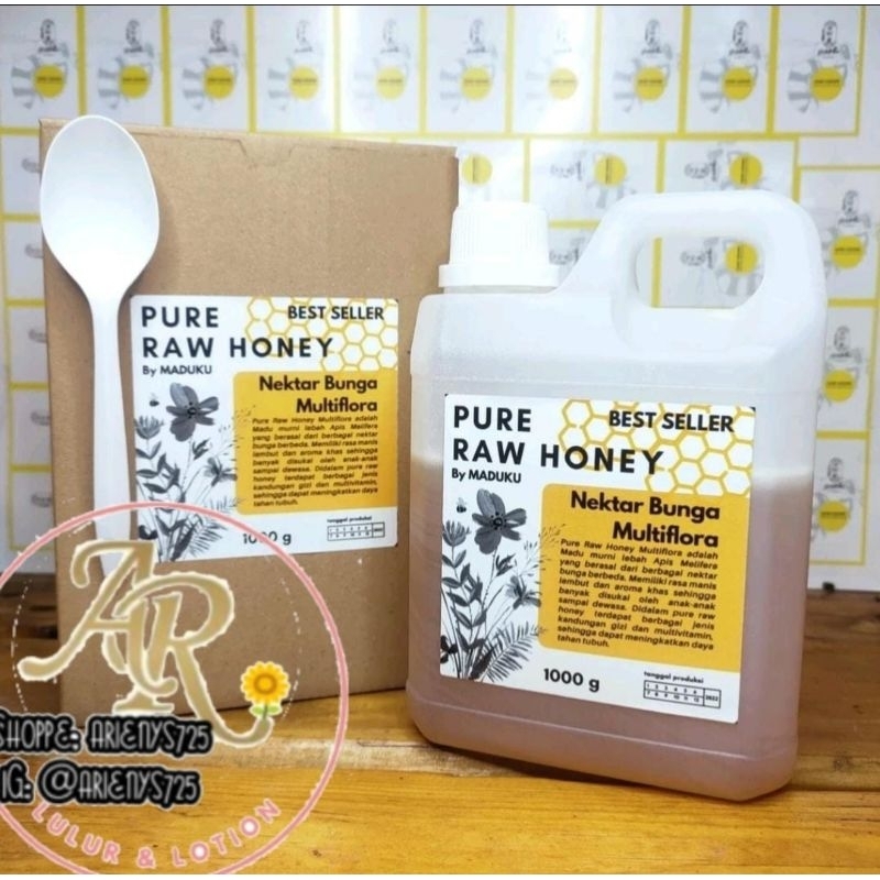 

1KG MADU MURNI MULTIFLORA 100% HALAL TANPA CAMPURAN