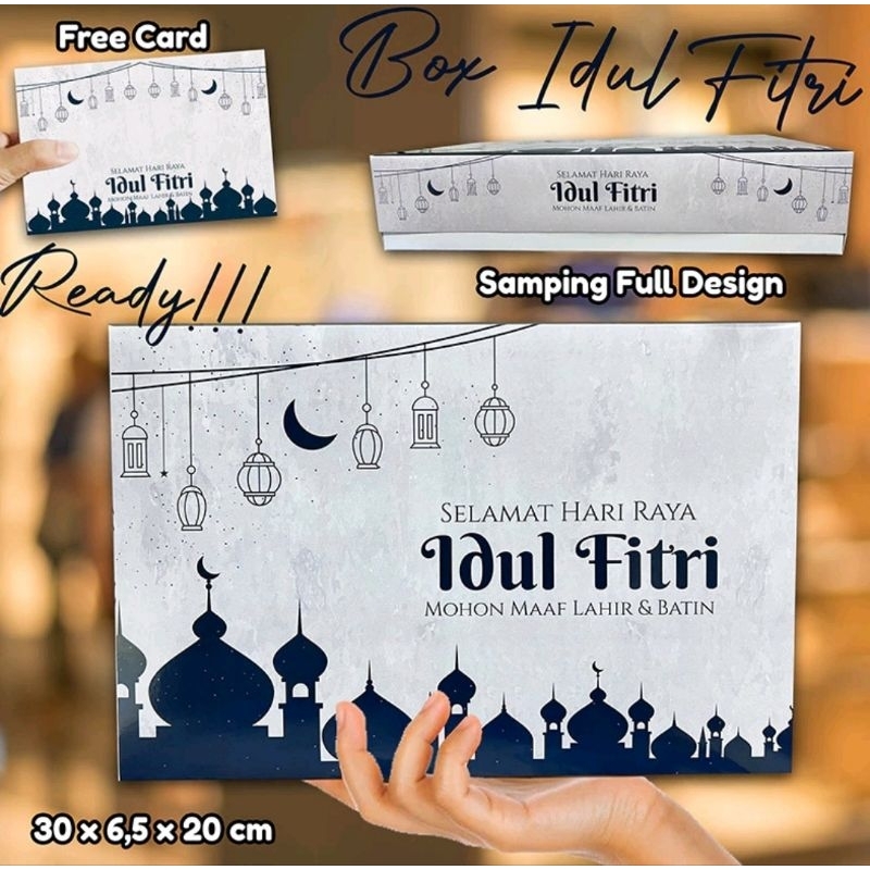 

BOX EDISI LEBARAN FREE CARD | BOX IDUL FITRI